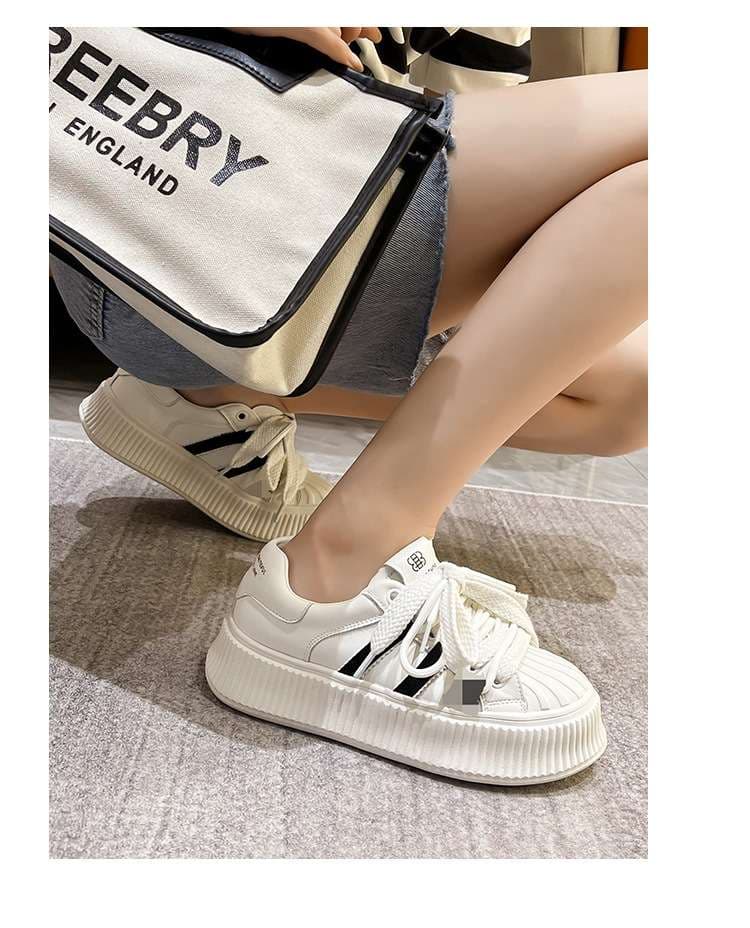 厚底スニーカー プラットフォーム ストリートスニーカー