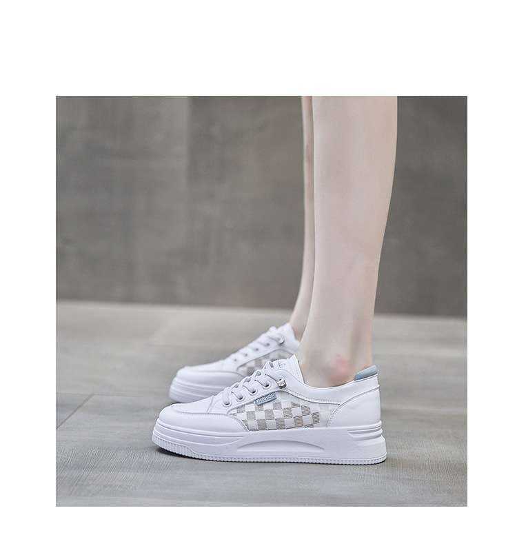 モダンスタイル 軽量厚底スニーカー