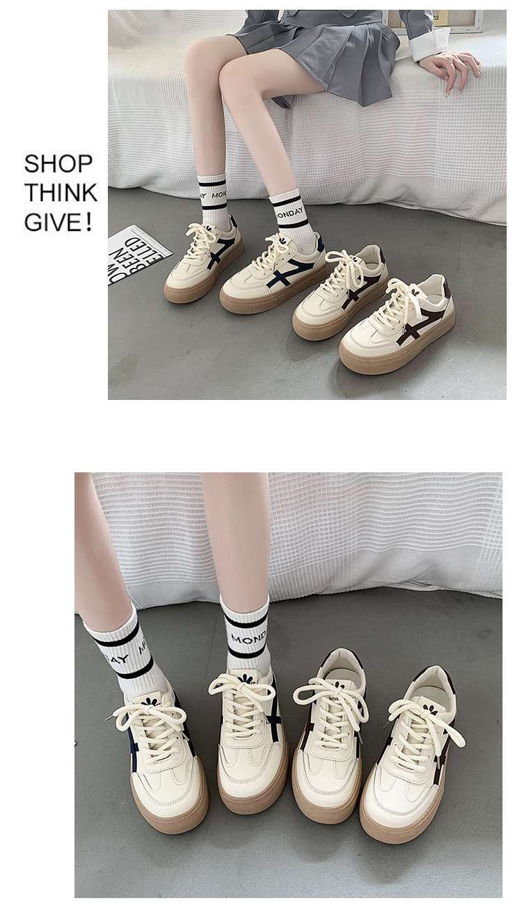 厚底スニーカー 厚底サイドラインスニーカー