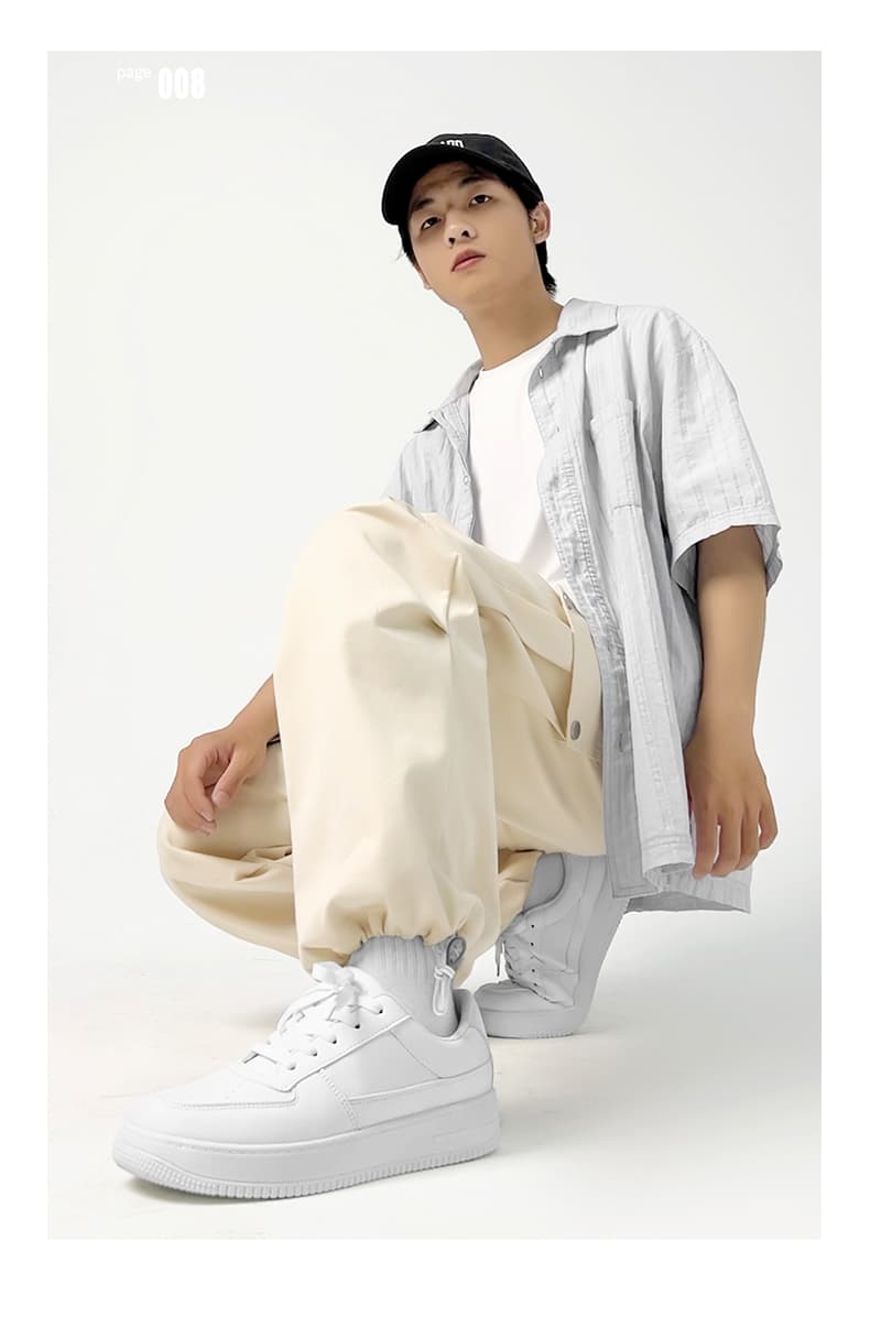厚底スニーカー シンプル都会派厚底スニーカー