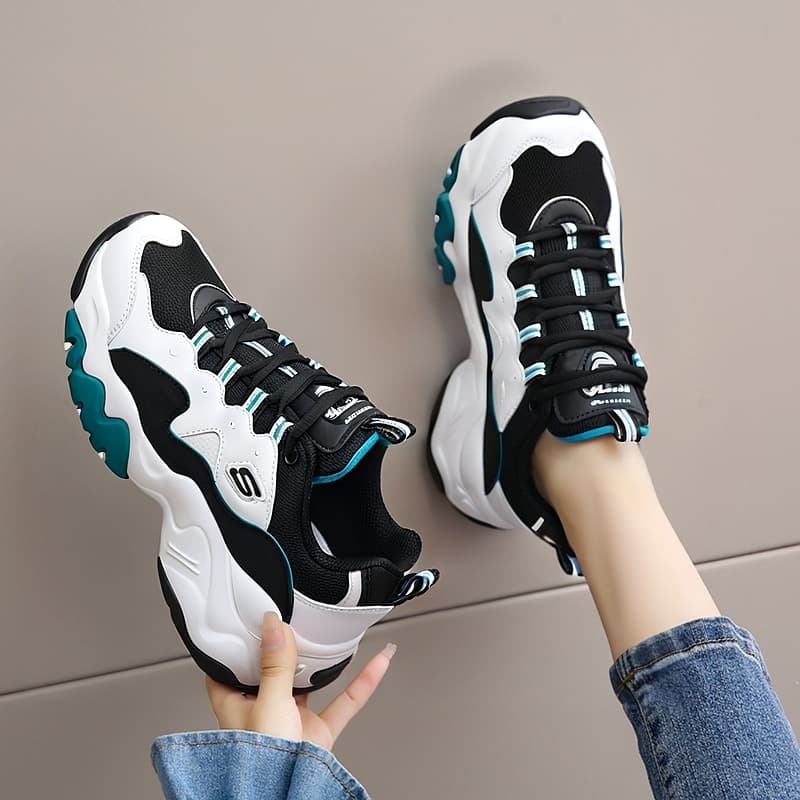 レディース ダッドスタイル 厚底スニーカー